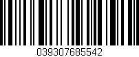 Código de barras (EAN, GTIN, SKU, ISBN): '039307685542'