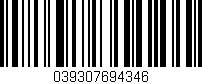 Código de barras (EAN, GTIN, SKU, ISBN): '039307694346'