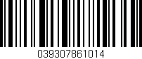 Código de barras (EAN, GTIN, SKU, ISBN): '039307861014'