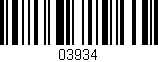 Código de barras (EAN, GTIN, SKU, ISBN): '03934'