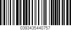 Código de barras (EAN, GTIN, SKU, ISBN): '0393435440757'