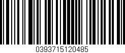 Código de barras (EAN, GTIN, SKU, ISBN): '0393715120485'