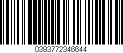 Código de barras (EAN, GTIN, SKU, ISBN): '0393772346644'