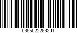 Código de barras (EAN, GTIN, SKU, ISBN): '0395022288391'
