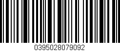 Código de barras (EAN, GTIN, SKU, ISBN): '0395028079092'