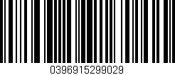 Código de barras (EAN, GTIN, SKU, ISBN): '0396915299029'