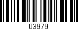 Código de barras (EAN, GTIN, SKU, ISBN): '03979'