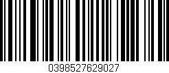 Código de barras (EAN, GTIN, SKU, ISBN): '0398527629027'