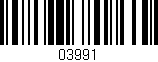 Código de barras (EAN, GTIN, SKU, ISBN): '03991'