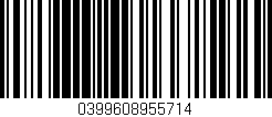 Código de barras (EAN, GTIN, SKU, ISBN): '0399608955714'