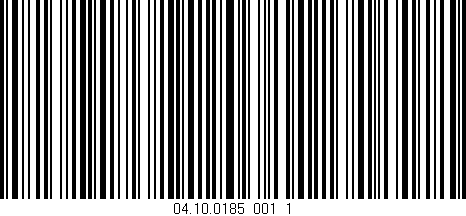 Código de barras (EAN, GTIN, SKU, ISBN): '04.10.0185_001_1'
