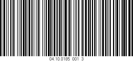 Código de barras (EAN, GTIN, SKU, ISBN): '04.10.0185_001_3'