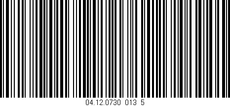 Código de barras (EAN, GTIN, SKU, ISBN): '04.12.0730_013_5'