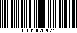 Código de barras (EAN, GTIN, SKU, ISBN): '0400290782974'
