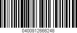 Código de barras (EAN, GTIN, SKU, ISBN): '0400912666248'