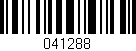 Código de barras (EAN, GTIN, SKU, ISBN): '041288'