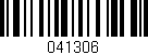 Código de barras (EAN, GTIN, SKU, ISBN): '041306'