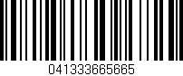 Código de barras (EAN, GTIN, SKU, ISBN): '041333665665'