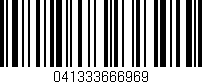 Código de barras (EAN, GTIN, SKU, ISBN): '041333666969'