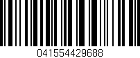 Código de barras (EAN, GTIN, SKU, ISBN): '041554429688'