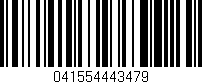 Código de barras (EAN, GTIN, SKU, ISBN): '041554443479'
