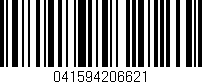 Código de barras (EAN, GTIN, SKU, ISBN): '041594206621'