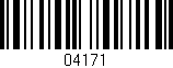 Código de barras (EAN, GTIN, SKU, ISBN): '04171'
