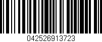 Código de barras (EAN, GTIN, SKU, ISBN): '042526913723'