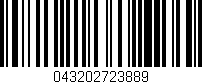 Código de barras (EAN, GTIN, SKU, ISBN): '043202723889'