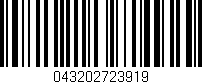 Código de barras (EAN, GTIN, SKU, ISBN): '043202723919'