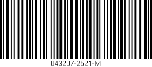 Código de barras (EAN, GTIN, SKU, ISBN): '043207-2521-M'