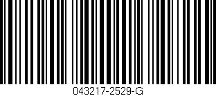 Código de barras (EAN, GTIN, SKU, ISBN): '043217-2529-G'