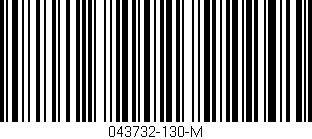 Código de barras (EAN, GTIN, SKU, ISBN): '043732-130-M'