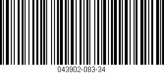 Código de barras (EAN, GTIN, SKU, ISBN): '043902-083-34'