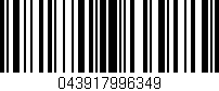 Código de barras (EAN, GTIN, SKU, ISBN): '043917996349'