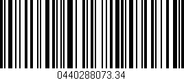 Código de barras (EAN, GTIN, SKU, ISBN): '0440288073.34'