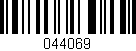 Código de barras (EAN, GTIN, SKU, ISBN): '044069'
