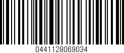 Código de barras (EAN, GTIN, SKU, ISBN): '0441128069034'