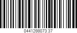 Código de barras (EAN, GTIN, SKU, ISBN): '0441288073.37'