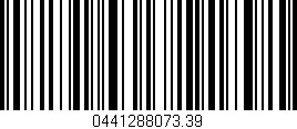 Código de barras (EAN, GTIN, SKU, ISBN): '0441288073.39'