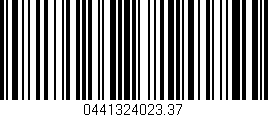 Código de barras (EAN, GTIN, SKU, ISBN): '0441324023.37'