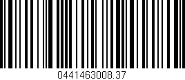 Código de barras (EAN, GTIN, SKU, ISBN): '0441463008.37'