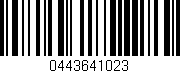 Código de barras (EAN, GTIN, SKU, ISBN): '0443641023'