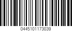 Código de barras (EAN, GTIN, SKU, ISBN): '0445101173039'