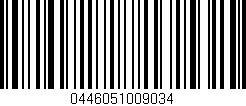 Código de barras (EAN, GTIN, SKU, ISBN): '0446051009034'
