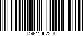 Código de barras (EAN, GTIN, SKU, ISBN): '0446129073.39'
