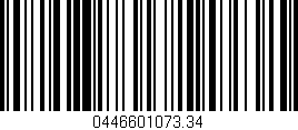 Código de barras (EAN, GTIN, SKU, ISBN): '0446601073.34'