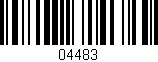 Código de barras (EAN, GTIN, SKU, ISBN): '04483'