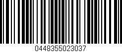 Código de barras (EAN, GTIN, SKU, ISBN): '0448355023037'