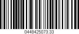 Código de barras (EAN, GTIN, SKU, ISBN): '0448425073.33'